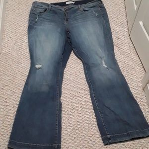 New Xtra tall distressed jeans